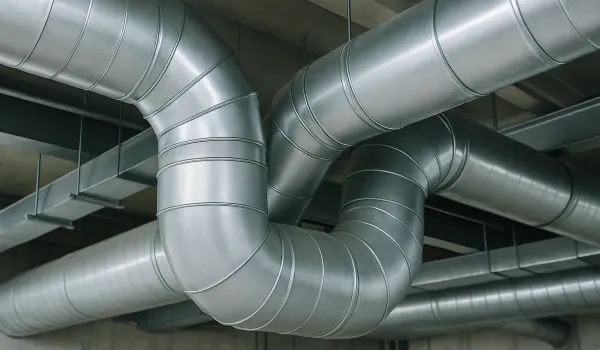 Metal air ducts from Air Conditioning Repair West Lake in West Lake Hills, TX - Mini Split Ac Installation